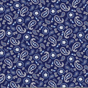 300x300 Blue Bandana Patterns Free Images