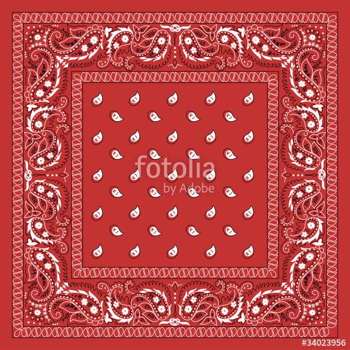 500x500 Classic Paisley Bandana Stock Image And Royalty Free Vector Files