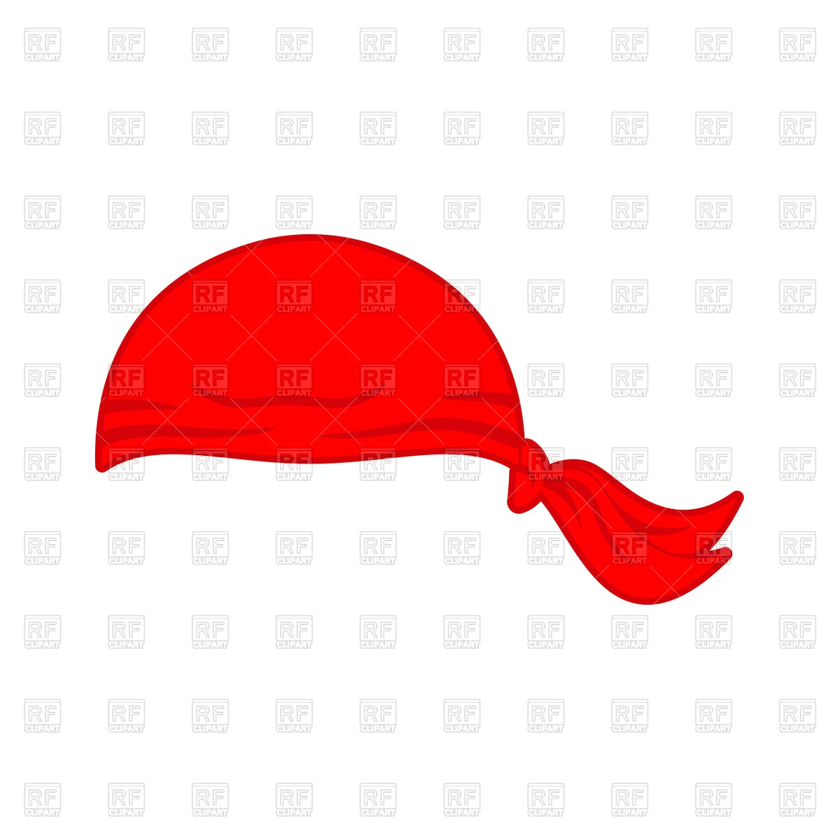1200x1200 Pirates Red Bandana Cap Download Royalty Free Vector File Eps