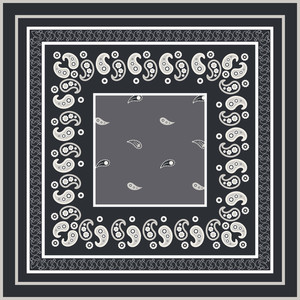 300x300 Bandana Print Royalty Free Vectors