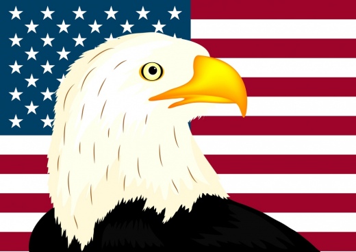 520x368 Vector Usa Flag Free Vector Download (2,808 Free Vector) For