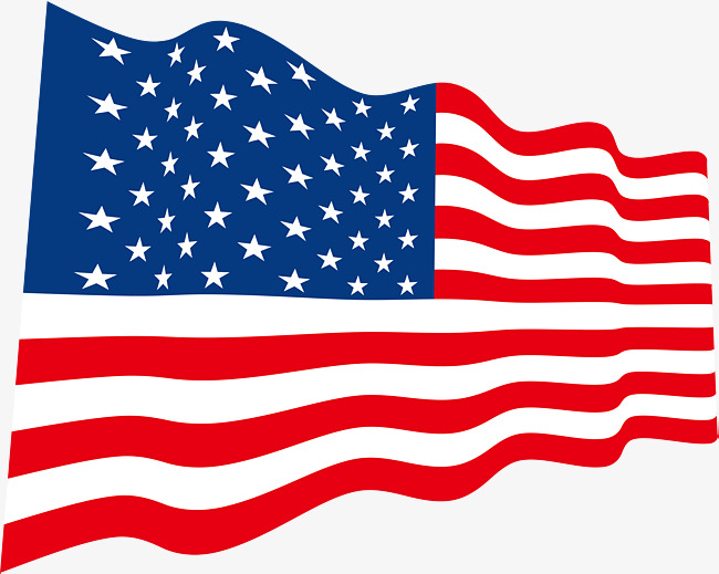 650x519 American Flag Design, Flag Vector, Exquisite Flag, Creative Design