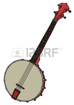 236x337 Musical Instrument Banjo Vector Illustration Isolated On A White