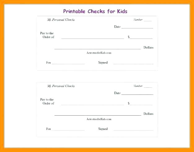 626x489 Blank Check Template Vector Certified Bank Unique R Word 5