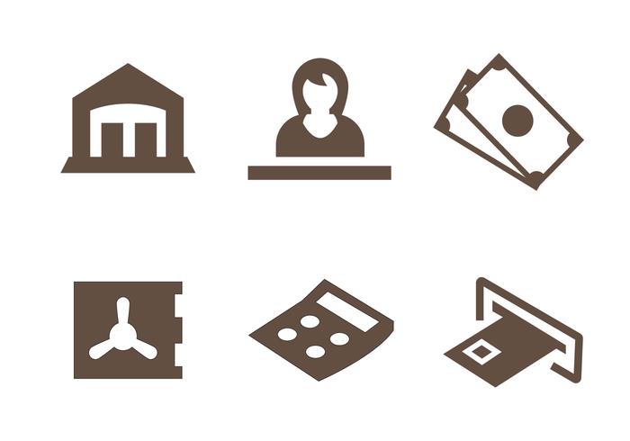 700x490 Free Bank Icons Vector