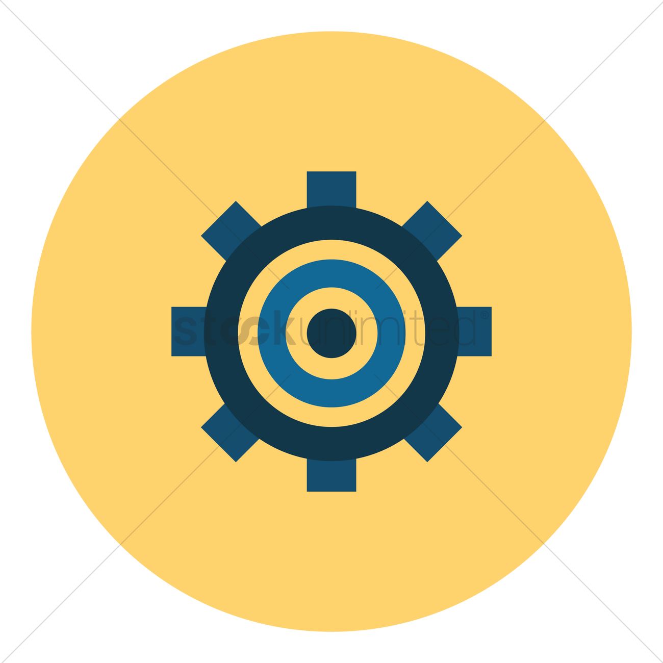1300x1300 Bank Vault Vector Image