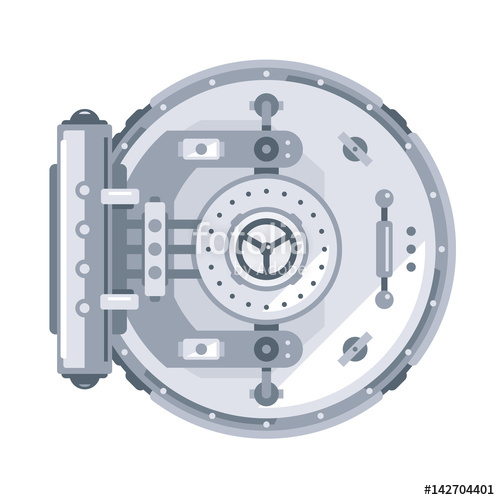 500x500 Bank Vault Door Stock Image And Royalty Free Vector Files On