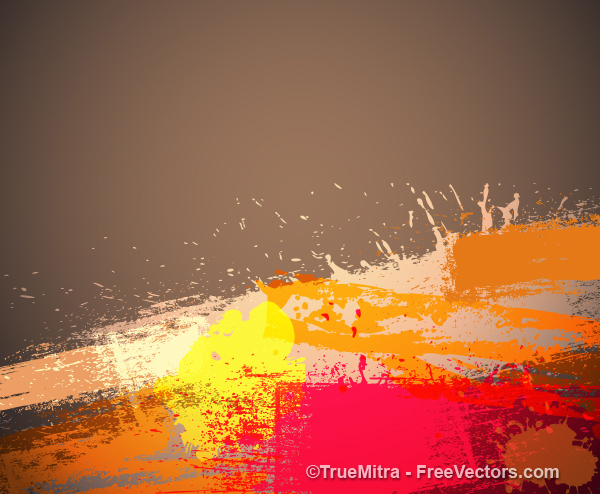 600x494 Dirty Watercolor Grunge Brushes Banners Background Vector Set