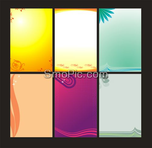 500x487 6 Free Vector Poster X Banner Background Design Template Coreldraw