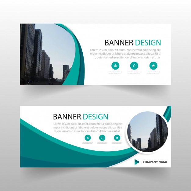 626x626 Green Circle Abstract Banner Template Design Vector Free Download