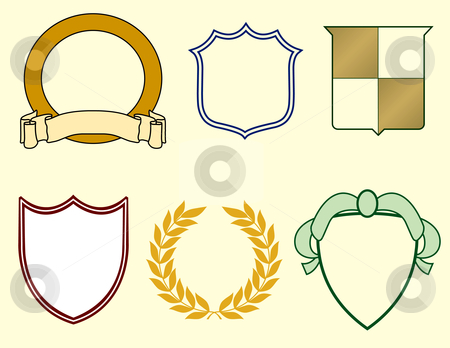 450x348 Six Items For Logos Stock Vector