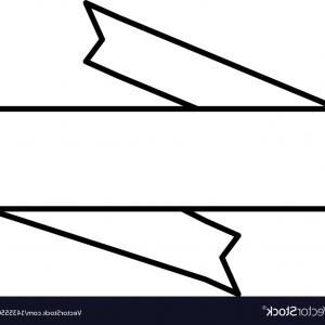 300x300 Outline Of Banners And Ribbons Vector Clipart Arenawp