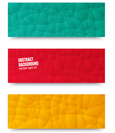 368x426 Geometric Shapes Abstract Banners Graphic Vector 03