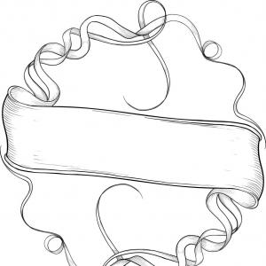 300x300 Round Black And White Banner Vector Orangiausa