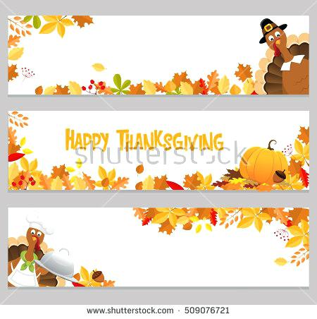 450x452 Happy Thanksgiving Banner Clipart Free Banners Download Vector Art
