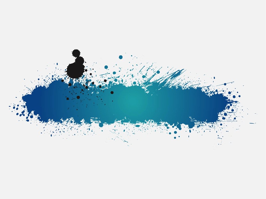 1024x768 Splatter Banner Vector Art Amp Graphics
