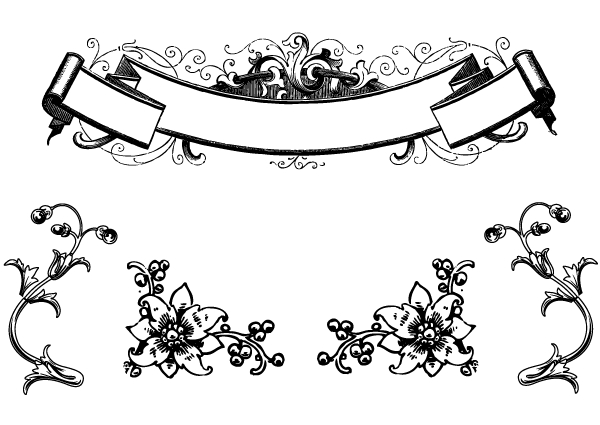 600x425 Vintage Scroll Banner Png Free Design Templates