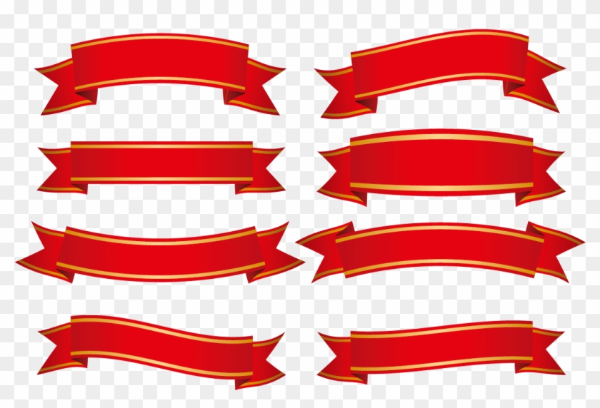 840x572 Red Ribbon Vector