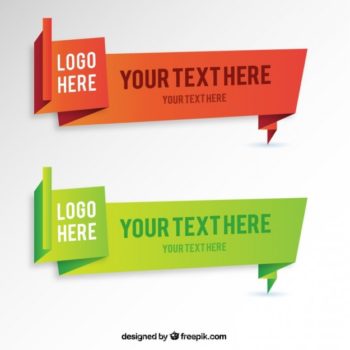 350x350 Ribbon Banner Design Free Download