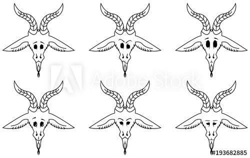 500x316 The Sign Of Baphomet Emotion Smile Set.