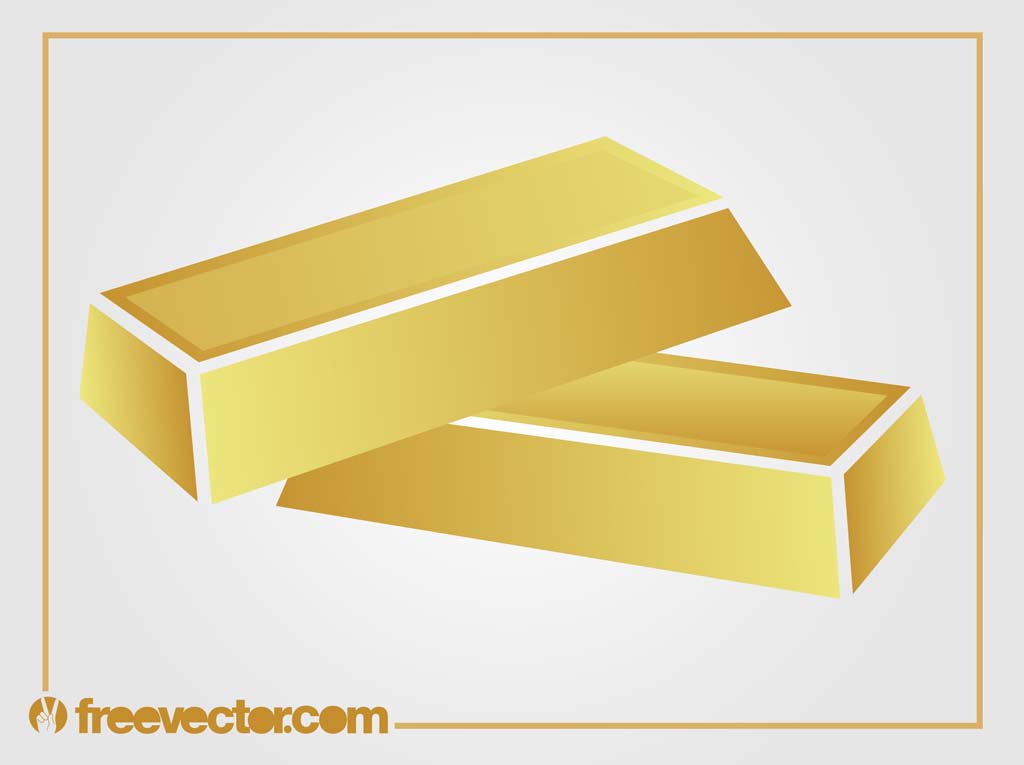 1024x765 Gold Bars Vector Vector Art Amp Graphics