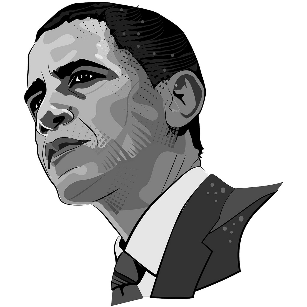 1024x1024 Barack Obama Vector Illustration If You Want To Use This