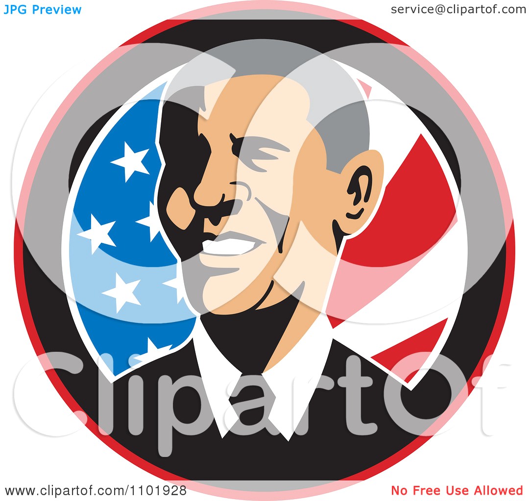 1080x1024 President Clipart Barack Obama American Over Stars And Stripes