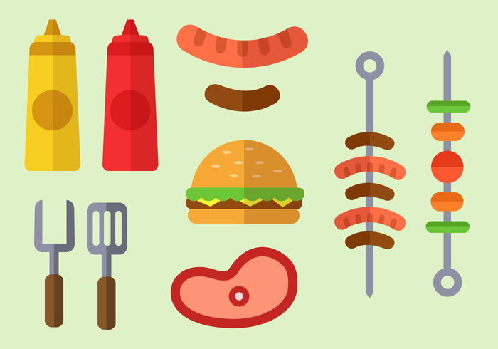 700x490 Free Barbecue Vector