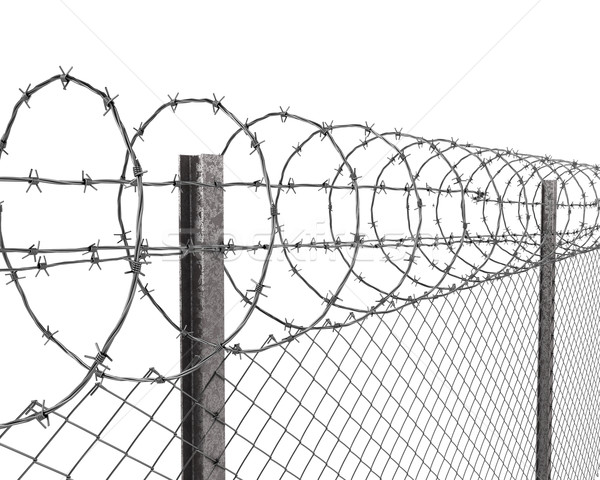 600x480 Barbed Wire Isolated Stock Photos, Stock Images And Vectors