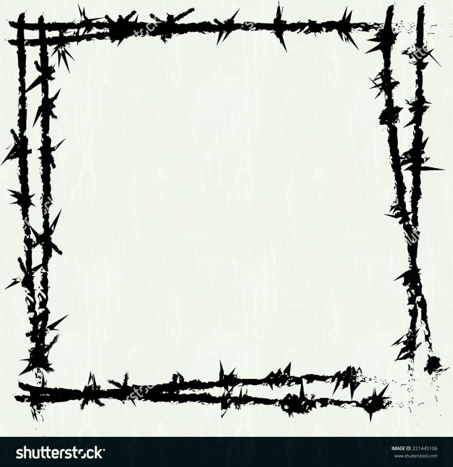 1500x1548 Set Of Barbed Wire Silhouettes Royalty Free Vector Image