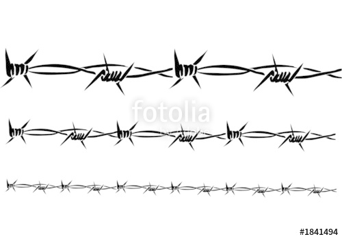 500x349 Barbed Wire ( Vector ) Stock Photo And Royalty Free Images On