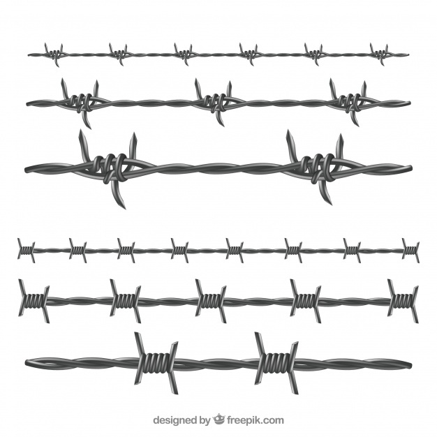 Barbed Wire Vector at GetDrawings | Free download