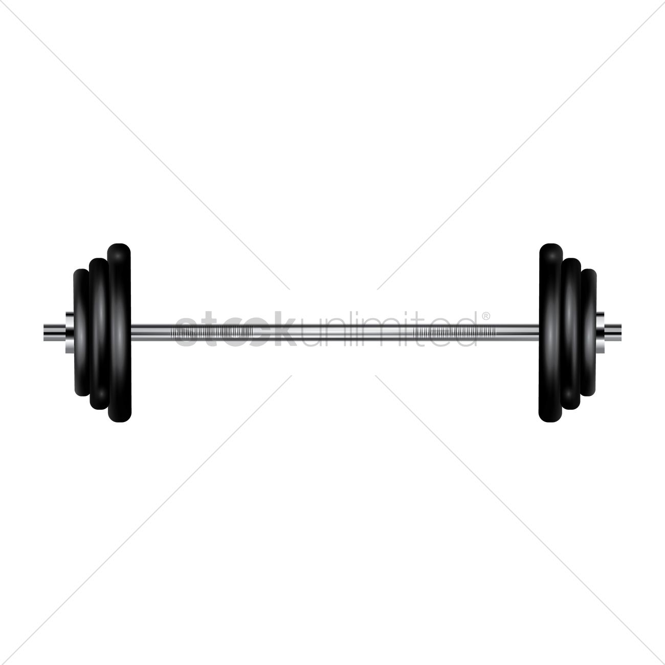 1300x1300 Barbell Vector Image