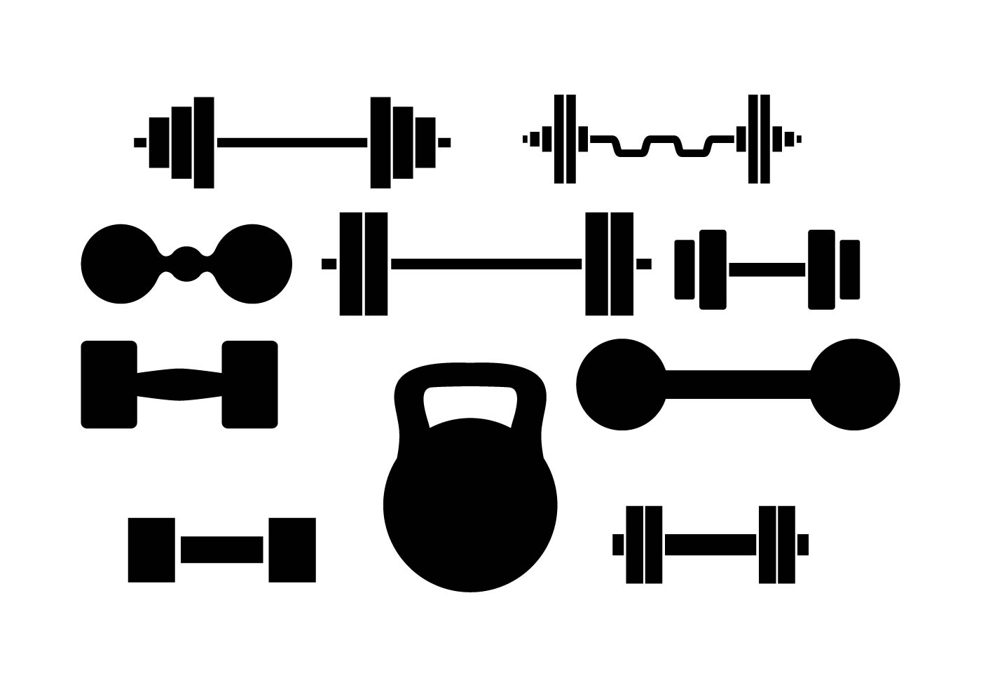 1400x980 Barbell Free Vector Art
