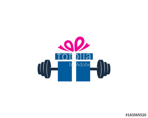 500x400 Barbell Gift Icon Logo Design Element Stock Image And Royalty