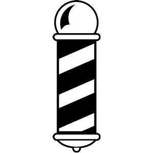 300x300 Barber Pole Vector