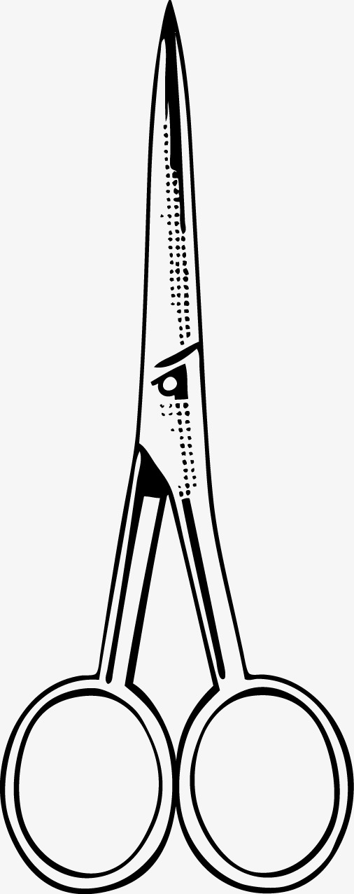 506x1277 Barber Scissors Vector, Barber Vector, Scissors Vector, Sketches