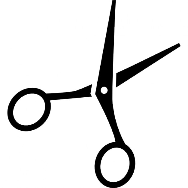 626x626 Hair Scissors Vector