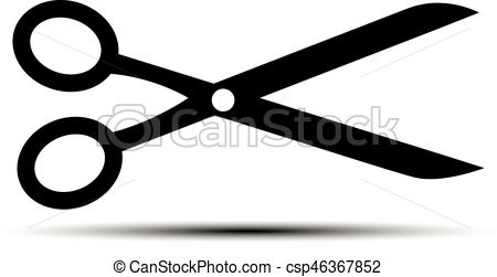 450x251 Scissors Vector Icon.