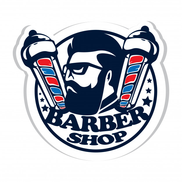626x626 Barber Shop Logo Vector Premium Download