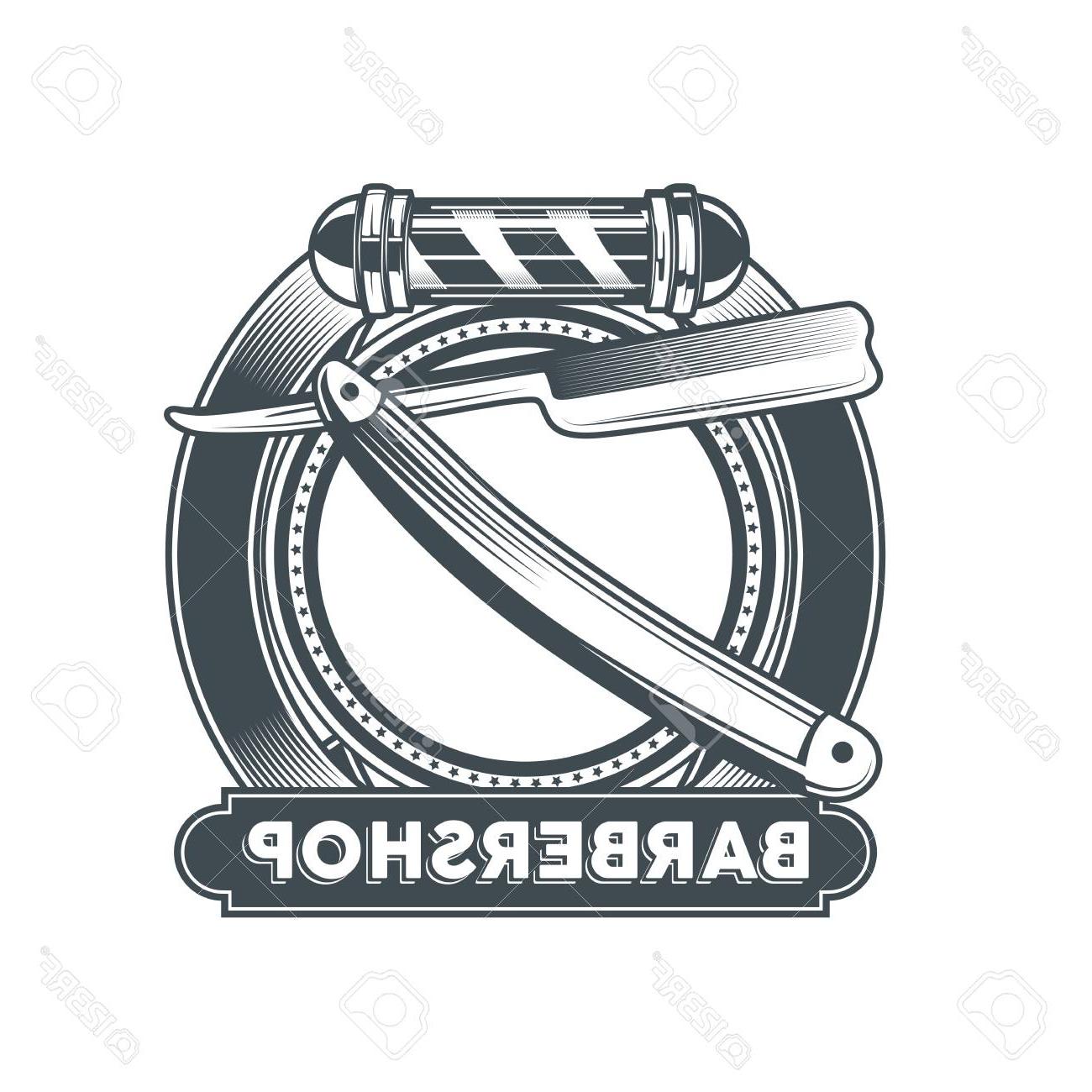 1300x1300 Hd Barber Shop Logo Vector Template Library