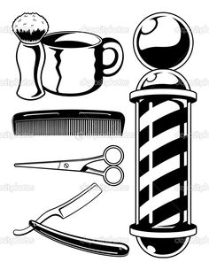 236x305 Haircut Clipart Barber Shop Pole ~ Frames ~ Illustrations ~ Hd