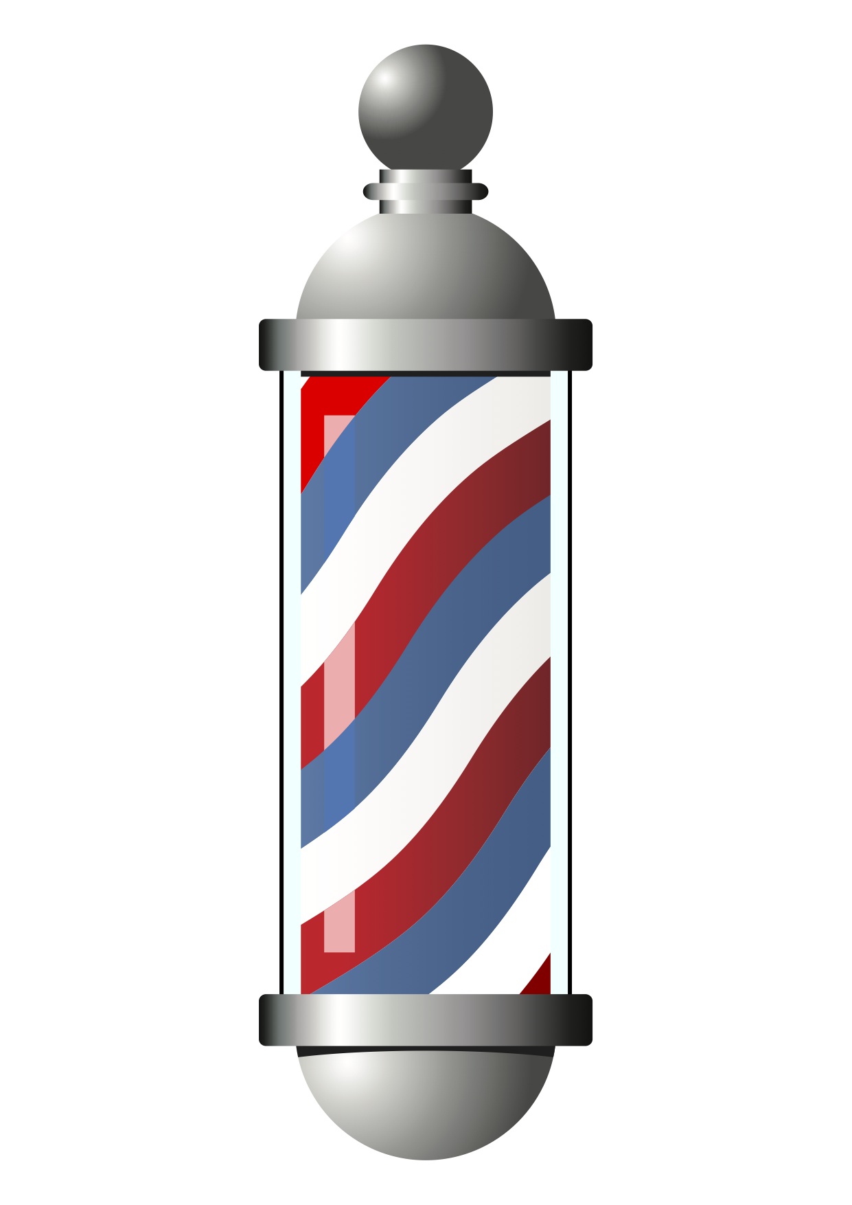 1241x1754 Image Of Barber Pole Clipart