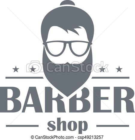 450x465 Barber Shop Logo, Simple Style. Barber Shop Logo. Simple