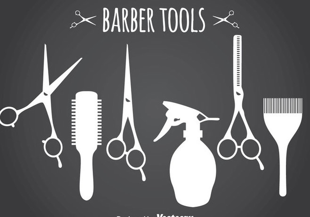 632x443 Barber Tools Silhouette Free Vector Download 346749 Cannypic