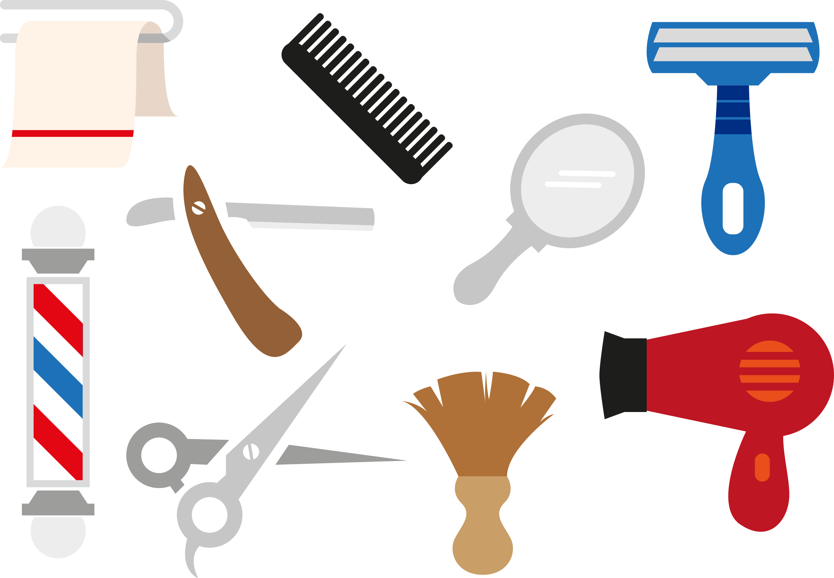 2677x1856 Comb Hair Care Clip Art