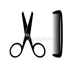 260x220 Download Vector Barber Tools Clipart Comb Scissors Hair Clipper