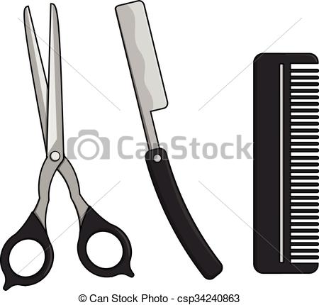 450x430 Barber Shop Tools Clipart Amp Barber Shop Tools Clip Art Images