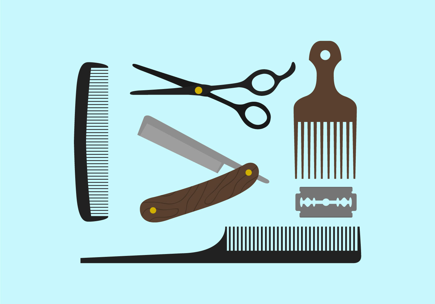 1400x980 Barber Tools