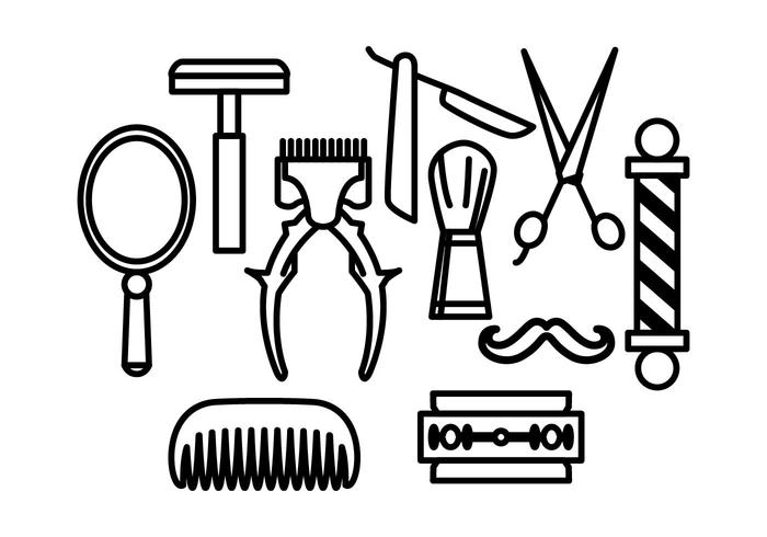 700x490 Free Barber Vectors